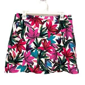 Lady Hagen Skirt Women's 8 Skort Paradise Found Golf Preppy Resortwear NWT